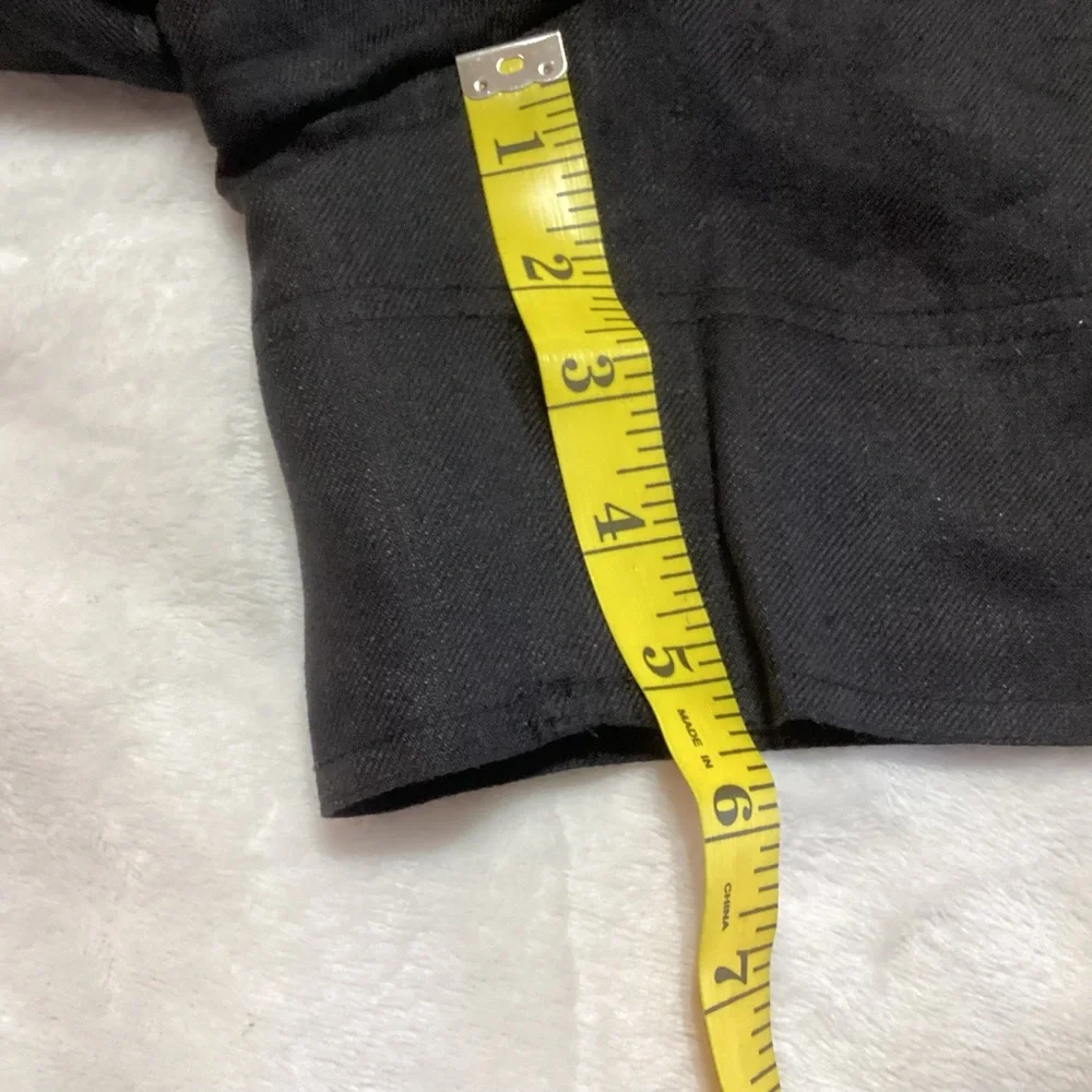 NEW Country Road Organic French Linen Wide Leg Shorts US 8 (AU/NZ 12) Black - Picture 9 of 11